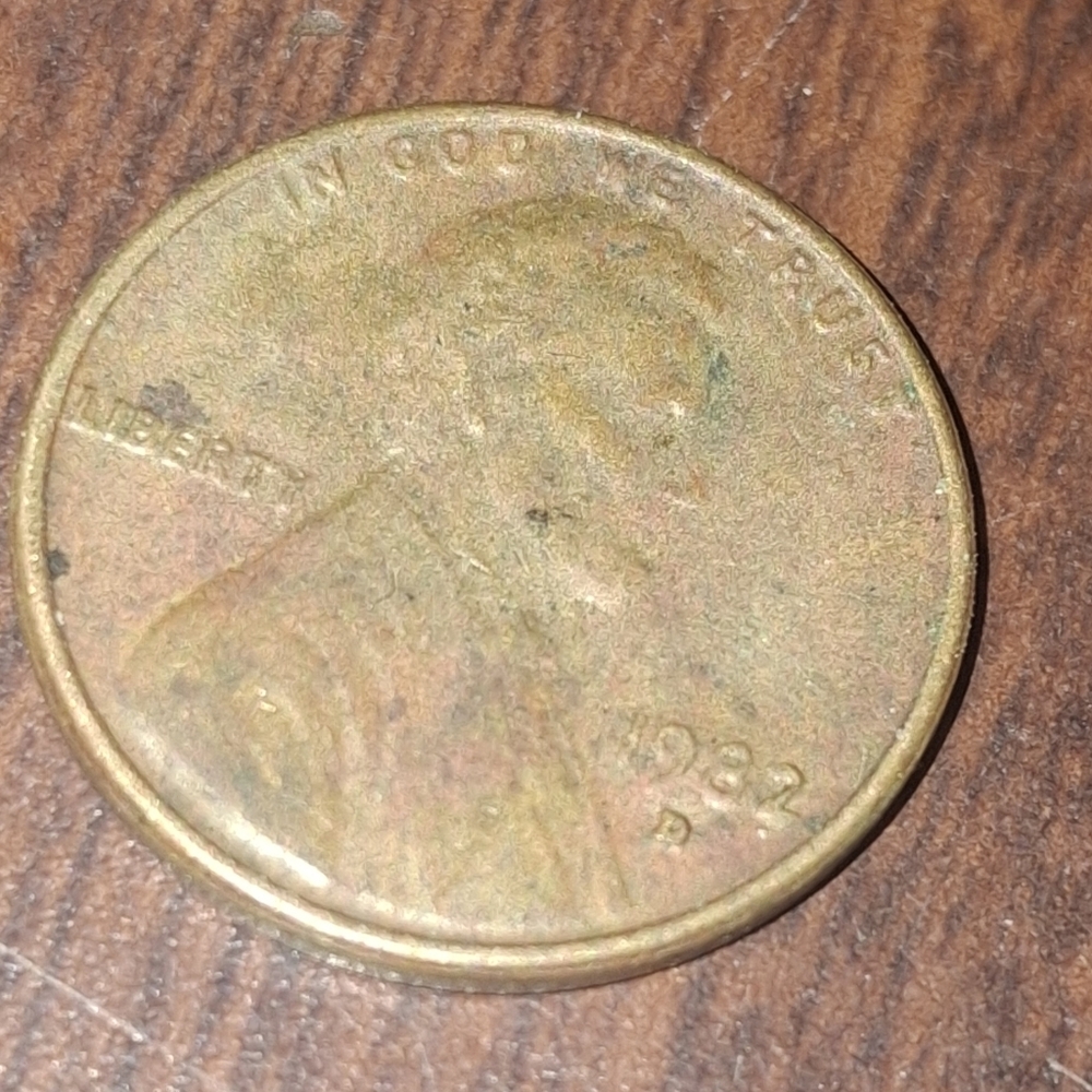 Vintage 1982 Penny Coin Weighs 3.1